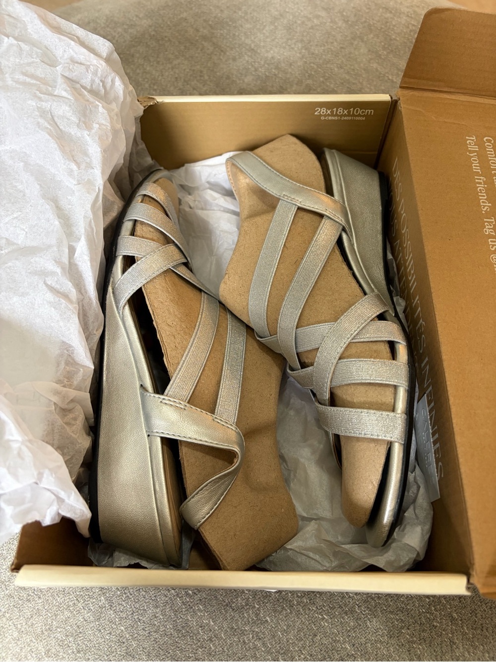 LifeStride Yung Silver Heirloom Women's Sandals
